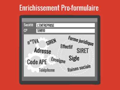 enrichissement formulaire b2B