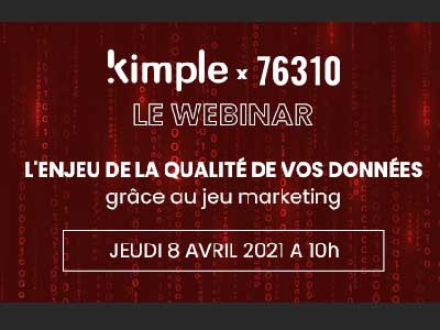 8 avril – Webinar Jeu marketing et qualité des données